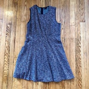 Theory Sleeveless Fit and Flare Dress
